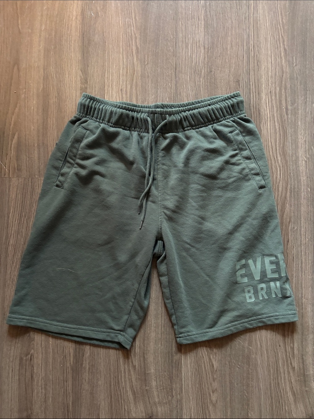 EVERLAST - Men's Green Cotton Blend Drawstring Shorts